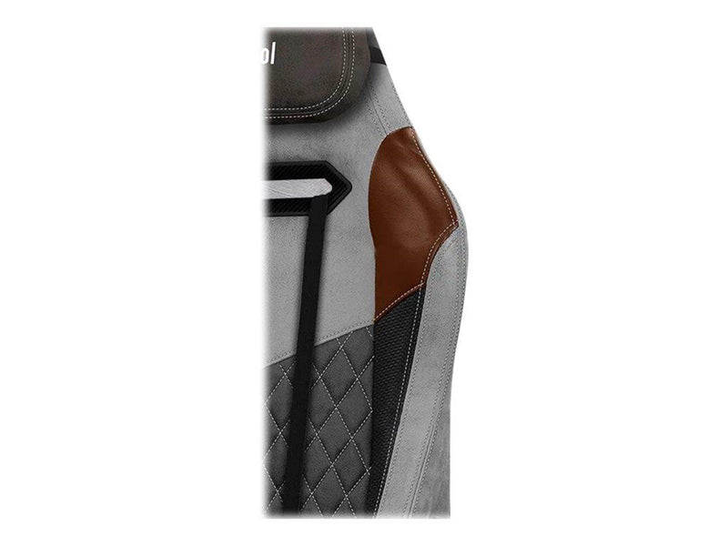 AeroCool FOTEL AEROCOOL AC-280 DUKE SZARY Büro Stuhl - AeroSuede