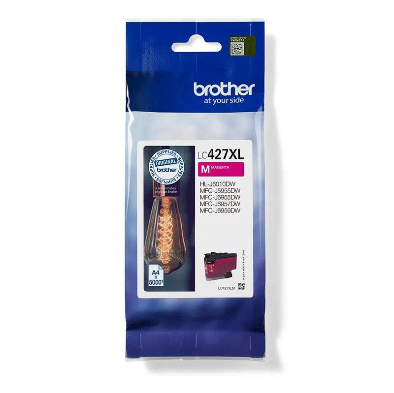 Brother Original LC427XLM Druckerpatrone magenta bis zu 5000 Seiten (LC427XLM)