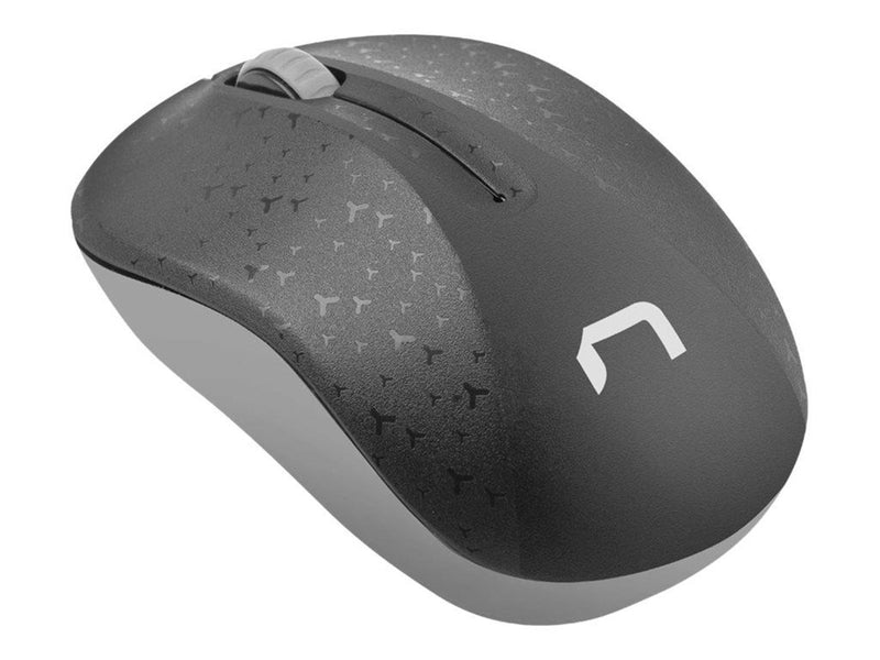 Natec MYSZ BEZPRZEWODOWA TOUCAN BLACK-GREY 1600DPI - Maus (Grau)