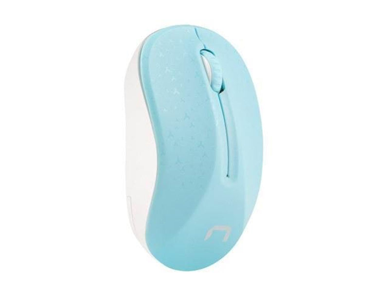 Natec MYSZ BEZPRZEWODOWA TOUCAN BLUE-WHITE 1600DPI - Maus (Blau)