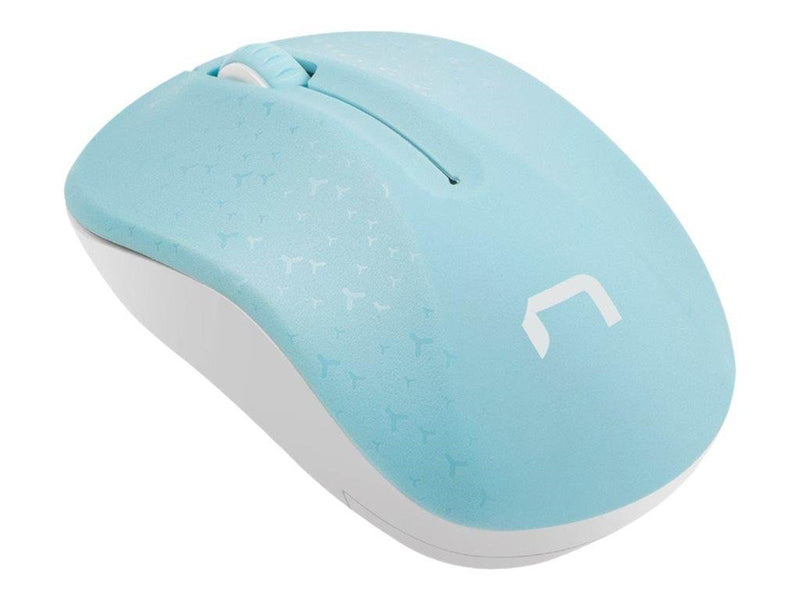 Natec MYSZ BEZPRZEWODOWA TOUCAN BLUE-WHITE 1600DPI - Maus (Blau)