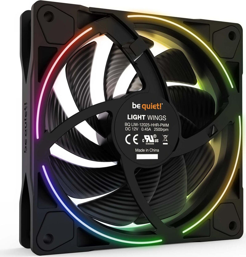 be quiet Lüfter Light Wings Triple Pack 120mm PWM High-Speed schwarz