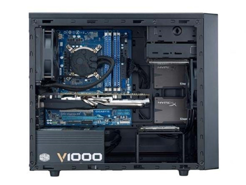 Cooler Master N200 - Schwarz - Gehäuse - Minitower - Schwarz