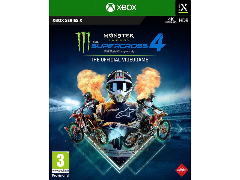 Monster Energy Supercross: The Official Videogame 4 - Microsoft Xbox Series S - Rennspiel - PEGI 3