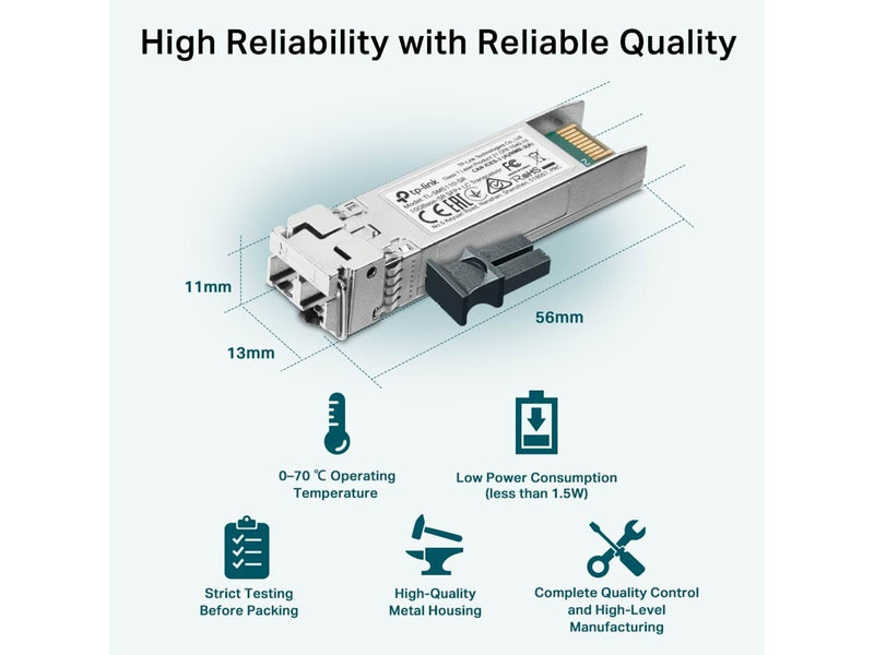 TP-Link SM5110-SR 10GBase-SR SFP+ LC Transceiver