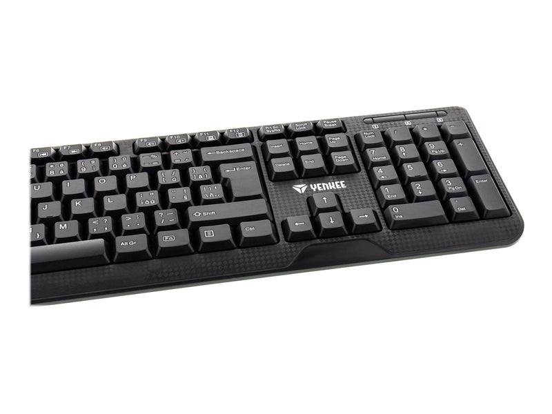 Yenkee YKB 1002CS - keyboard - QWERTZ - Tastaturen - Schwarz