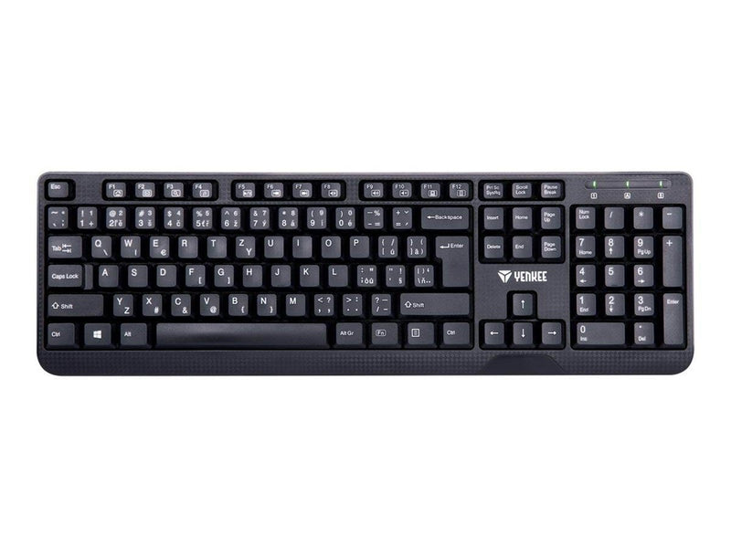 Yenkee YKB 1002CS - keyboard - QWERTZ - Tastaturen - Schwarz