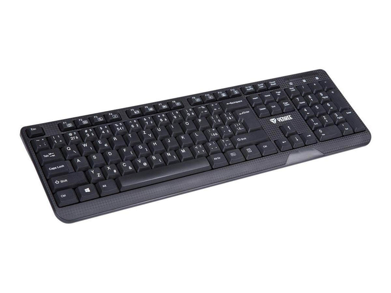 Yenkee YKB 1002CS - keyboard - QWERTZ - Tastaturen - Schwarz