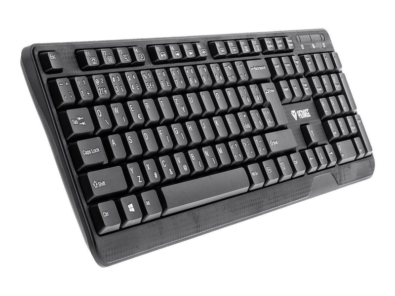 Yenkee YKB 1002CS - keyboard - QWERTZ - Tastaturen - Schwarz