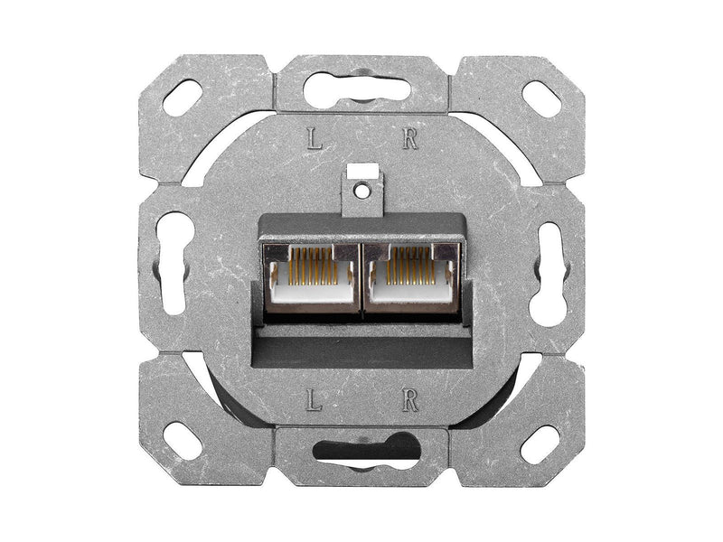 DIGITUS DN-9006-N CAT 6 Class E wall outlet shielded surface mount