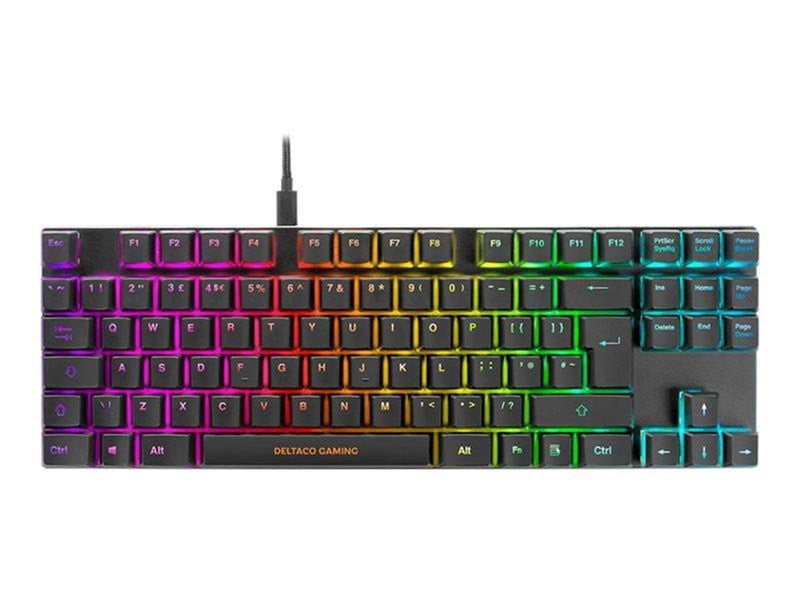 Deltaco GAMING - Gaming Tastaturen - Englisch - UK - Schwarz