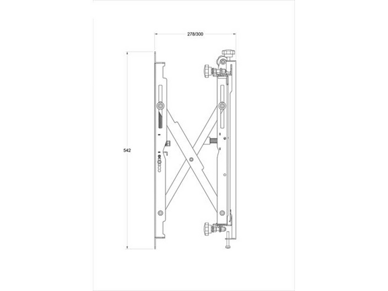 Multibrackets M Public Video Wall Befestigungskit Push HD 50 kg 70" 200 x 200 mm