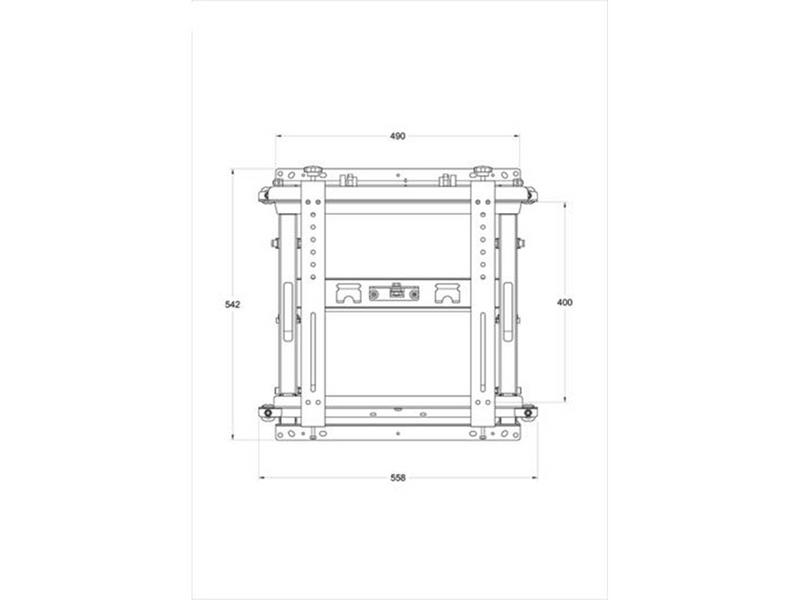 Multibrackets M Public Video Wall Befestigungskit Push HD 50 kg 70" 200 x 200 mm