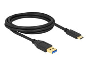 Delock SuperSpeed USB (USB 3.2 Gen 1) Kabel Typ-A zu USB Type-C™ 2 m