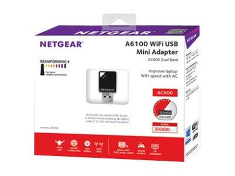 Netgear A6100 AC600 USB 2.0 WiFi Adapter