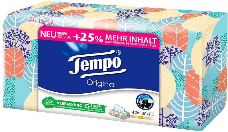 Tempo Taschentücherbox Original - 100 Tücher