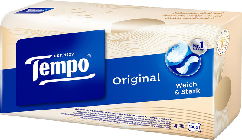Tempo Taschentücherbox Original - 100 Tücher