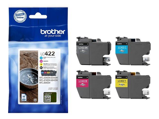 Brother LC-422 Druckerpatronen - 4er Multipack (LC422VAL)