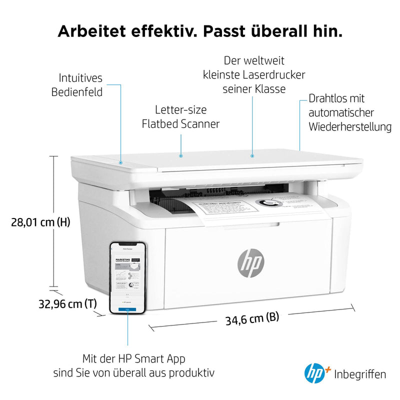 HP LaserJet MFP M140we Laser-Multifunktionsgerät s/w