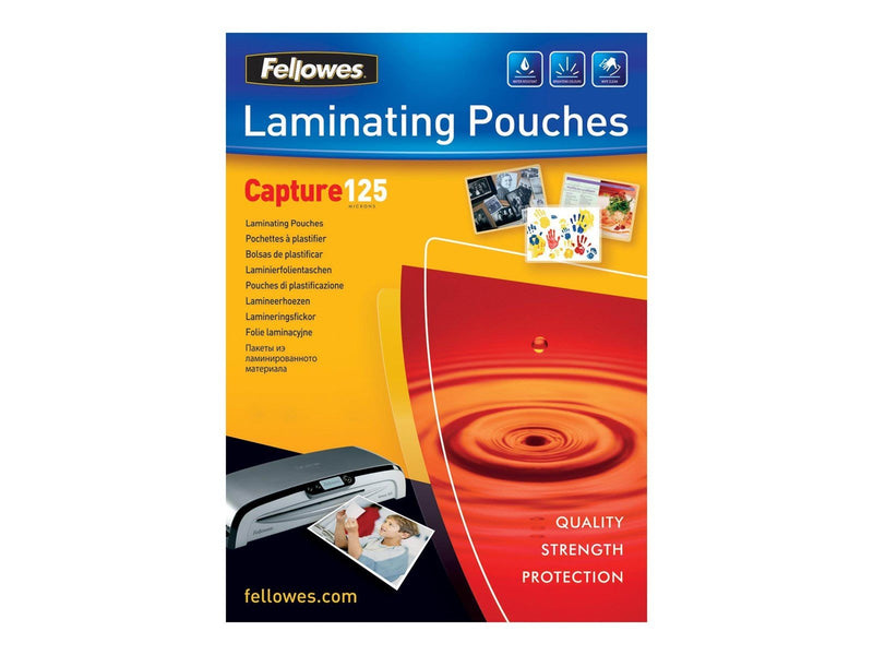 Fellowes Laminating Pouches Capture 125 micron