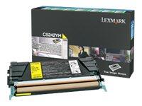 Lexmark Original Toner Standard Variante - C524 gelb 5000 Seiten (C5242YH)