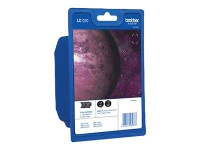Brother LC1220BKBP2 - Tintenpatrone Schwarz