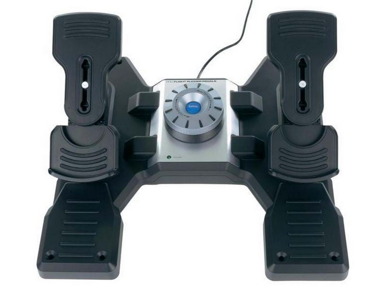 Logitech G Saitek Pro Flight Rudder Pedals - Wired Controller - PC