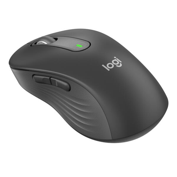 Logitech Signature M650L Large Graphite Wireless Maus für die rechte Hand