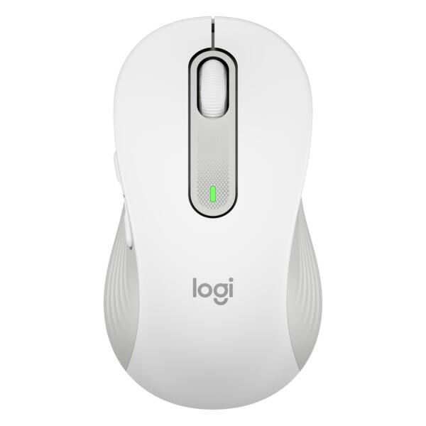 Logitech Signature M650L Large Off-White Wireless Maus für die rechte Hand
