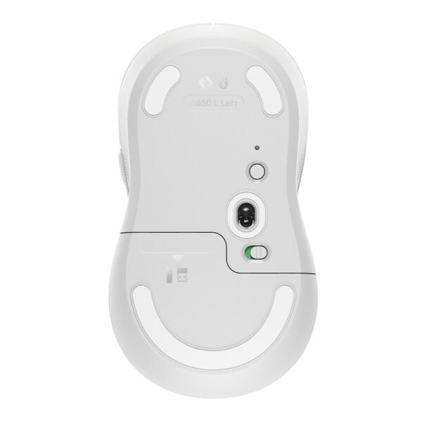 Logitech Signature M650L Large Off-White Wireless Maus für die linke Hand