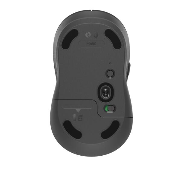 Logitech Signature M650 Medium Graphite Wireless Maus für die rechte Hand