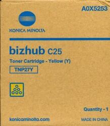Konica Minolta Original TNP-27Y Toner gelb 4.500 Seiten (A0X5253)