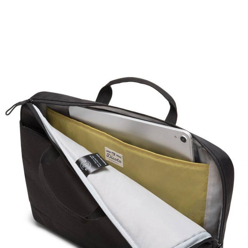 DICOTA Slim Eco Motion 14'-15,6' Notebook-Tasche - Schwarz