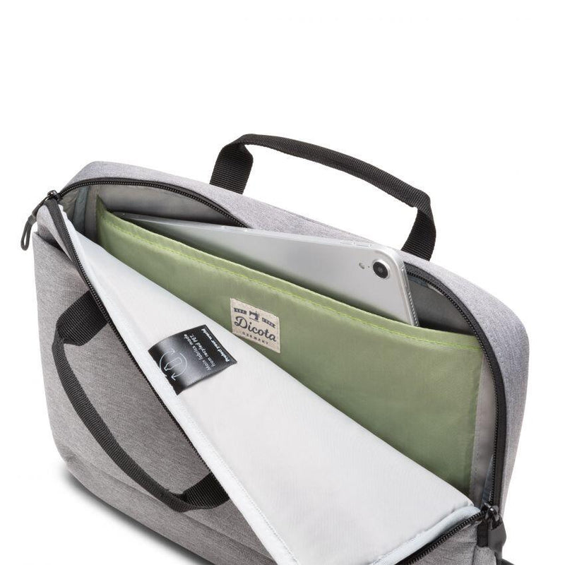 DICOTA Slim Eco Motion 12'-13,3' Notebook-Tasche - Hellgrau
