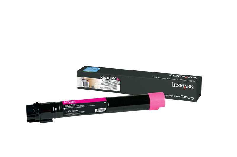Lexmark Original Toner Standard Variante - X950 magenta 22.000 Seiten (X950X2MG)