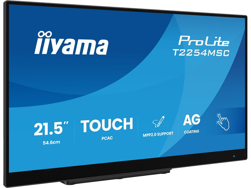 21" iiyama ProLite T2254MSC-B2AG - 1920x1080 (FHD) - 100Hz - IPS