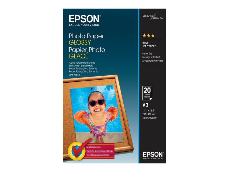 Epson Photo Paper A3 20 sheets / C13S042536