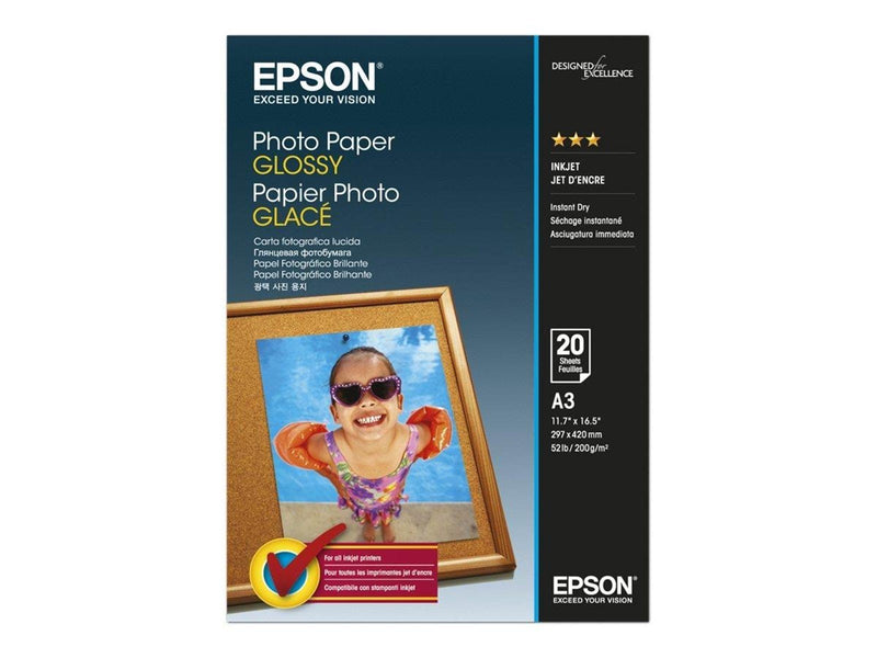 Epson Photo Paper A3 20 sheets / C13S042536