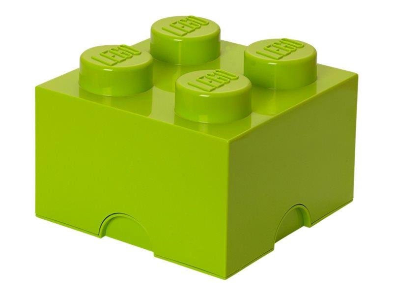 LEGO STORAGE BRICK 4 - YELLOWISH GREEN