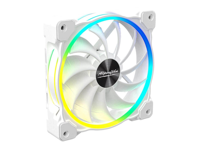 Alpenföhn Wing Boost 3 ARGB High Speed - Gehäuselüfter - 120mm - Weiß