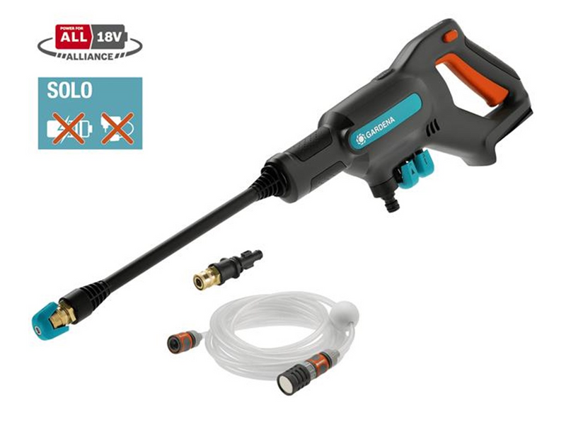 Gardena Hochdruckreiniger Battery Medium-Pressure Washer AquaClean 24/18V P4A solo