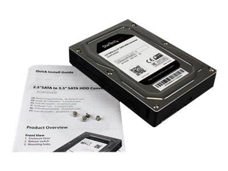 StarTech.com 2.5" SSD/HDD zu 3.5" SATA Aluminum Festplatten-Füllplatte Adapter Enclosure