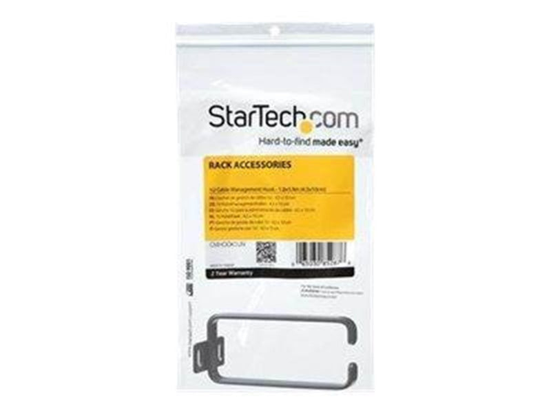 StarTech.com 1U Vertical Rack Kabel Management D-Ring