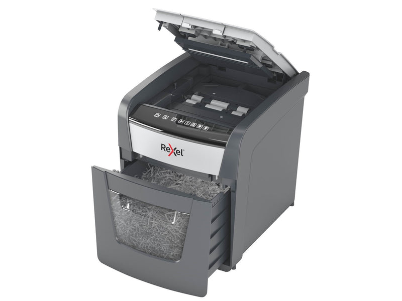 Rexel Optimum AutoFeed+ 50X Automatischer Aktenvernichter Partikelschnitt, P4