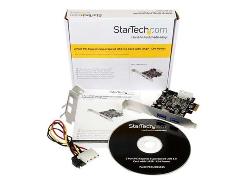 StarTech.com 2 Port PCI Express (PCIe) USB 3.0 Card mit UASP