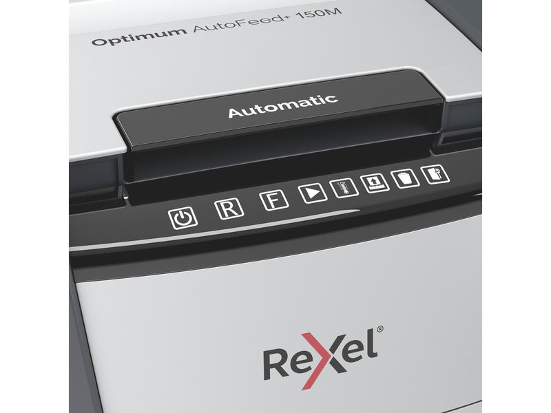Rexel Optimum AutoFeed+ 150M Automatischer Aktenvernichter Mikroschnitt, P5