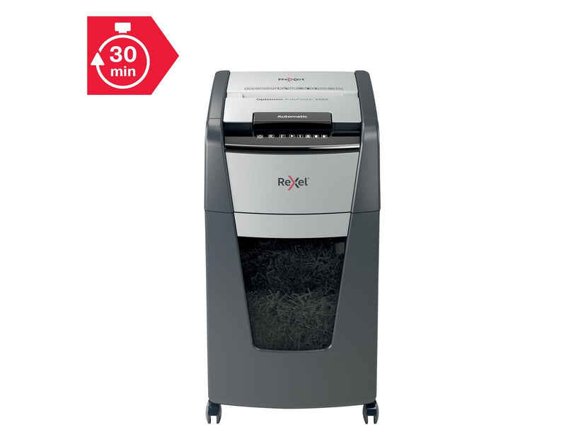 Rexel Optimum AutoFeed+ 225X Automatischer Aktenvernichter Partikelschnitt, P4