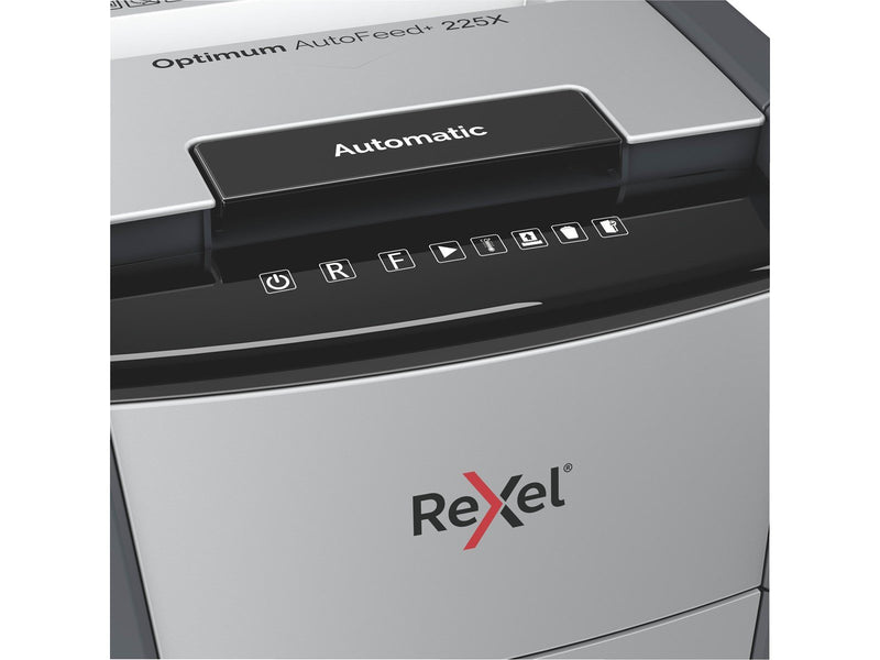 Rexel Optimum AutoFeed+ 225X Automatischer Aktenvernichter Partikelschnitt, P4