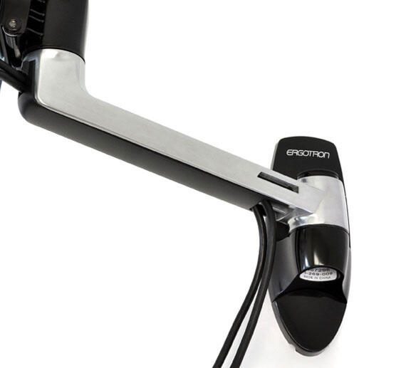 Ergotron LX HD Schwenkarm Wandhalterung für einen Monitor bis 106,68 cm (42 Zoll) Aluminium