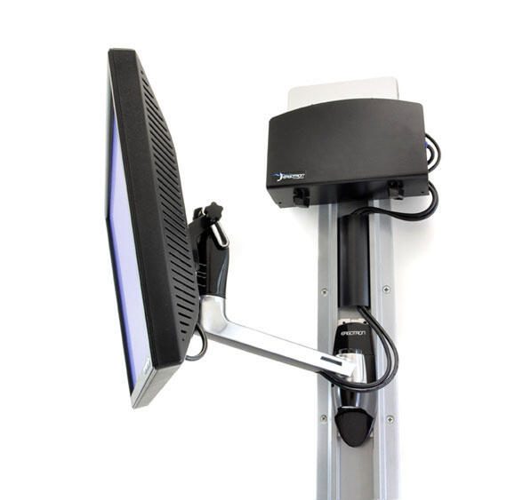 Ergotron LX HD Schwenkarm Wandhalterung für einen Monitor bis 106,68 cm (42 Zoll) Aluminium